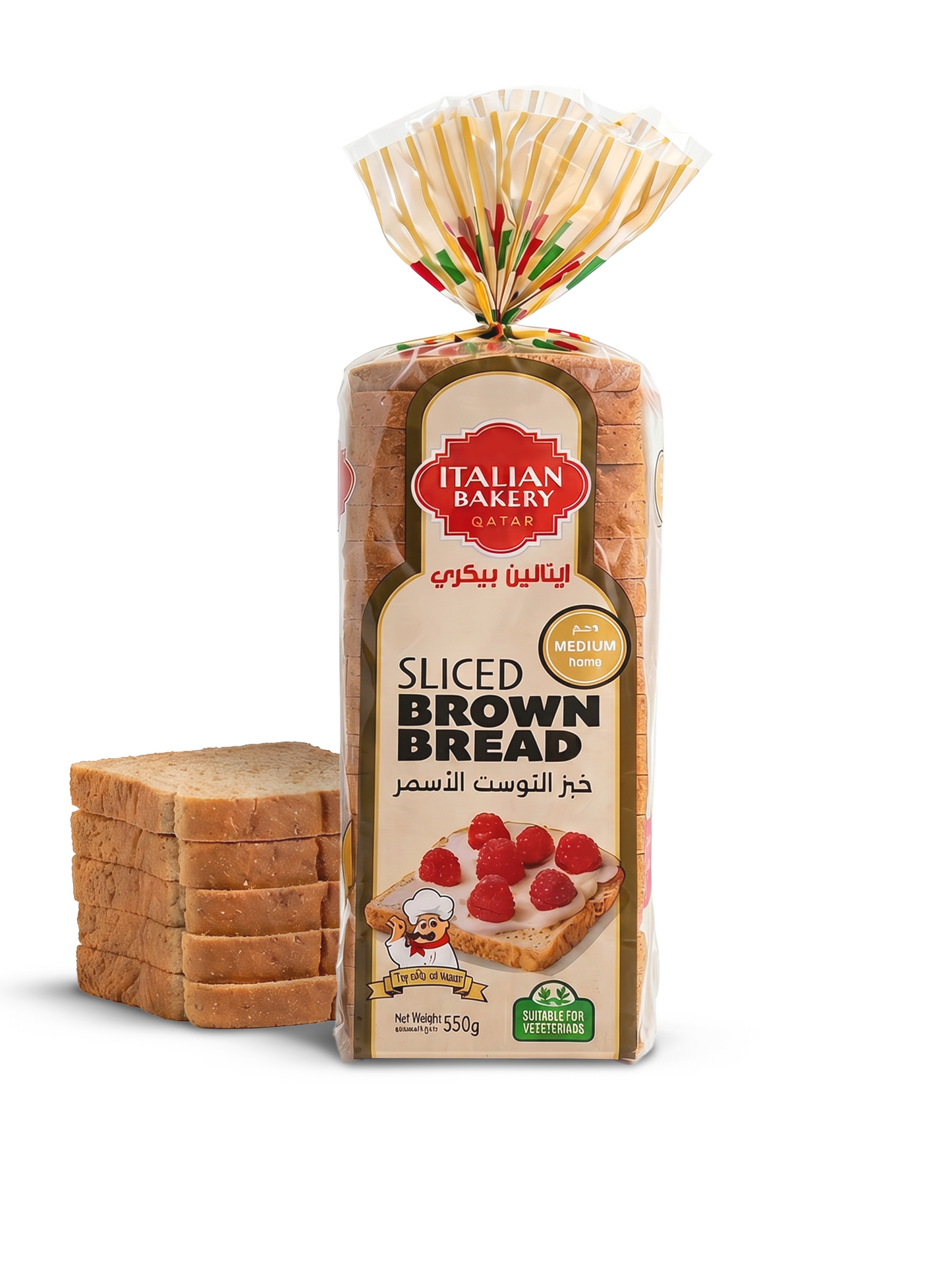 Brown Sliced Bread 550g