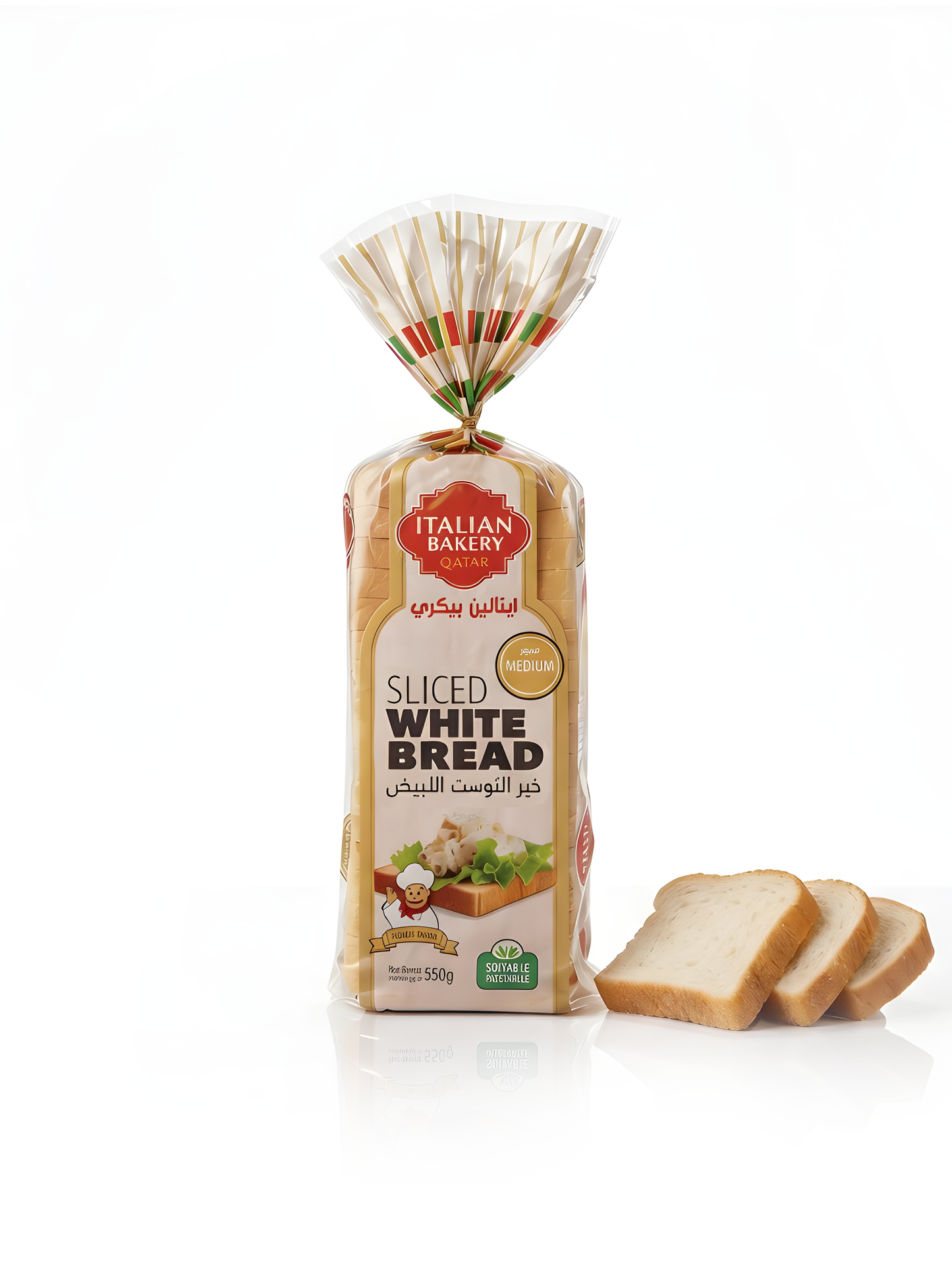 White Sliced Bread 550g