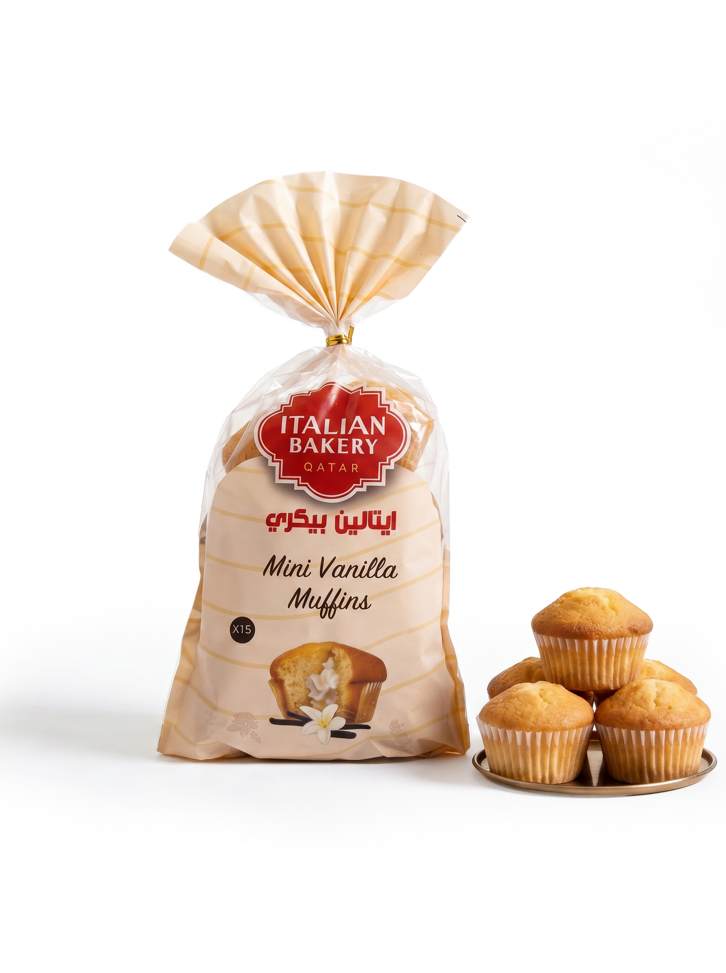 Mini Vanilla Muffins 15x